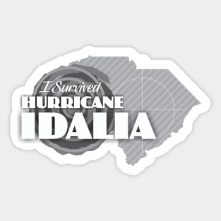 I Survived Hurricane Idalia Sticker